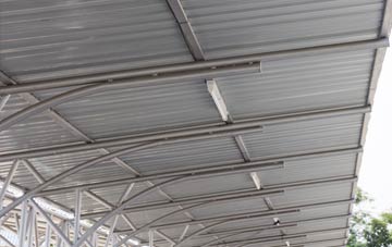 installing Great Fencote metal roofing